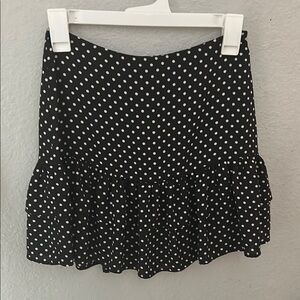 Polka Dot Ruffle Skirt